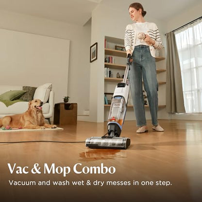 BISSELL CrossWave Edge Floor Cleaner, Wet Dry Vacuum Mop with Zero-Gap Edge Technology & Powerful Suction for Hard Floors and Stain Removal, 4111B