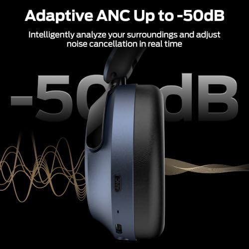 Monster Harmonic N20 Active Noise Cancelling Headphones, Wireless Bluetooth