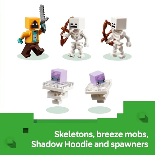 LEGO Minecraft The Trial Chamber Building Toy - Gamer Playset for Kids, Girls and Boys, Ages 8+ - Includes Shadow Hoodie Minifigure for Pretend Play - Birthday Gift Idea - 21271