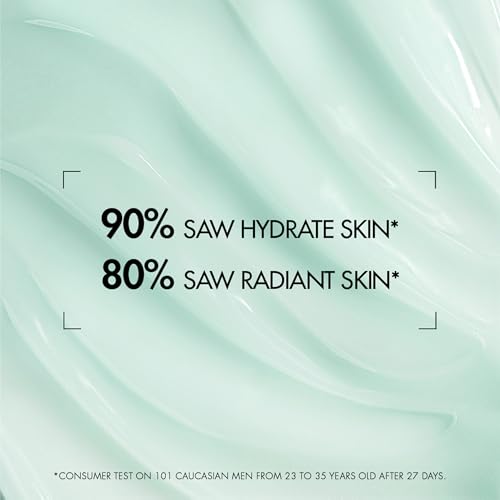 Biotherm Homme Aquapower Advanced Gel, Hydrating Face Moisturizer for Men, Strengthening & Brightening Water-Gel
