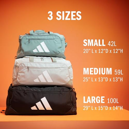 adidas Unisex-Adult Defender 5 Medium Duffel Bag, Black, 59L Medium