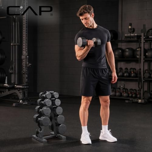 CAP Olympic Plate Tree Rack, 7-Post, 2-Inch Plate Storage, 500 lb