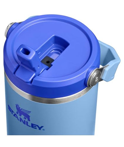 STANLEY IceFlow 2.0 Flip Straw Tumbler with Handle 30 oz | Twist On Lid and Flip Up Straw | Leakproof Water Bottle | Insulated Stainless Steel | BPA-Free | Blue Sky