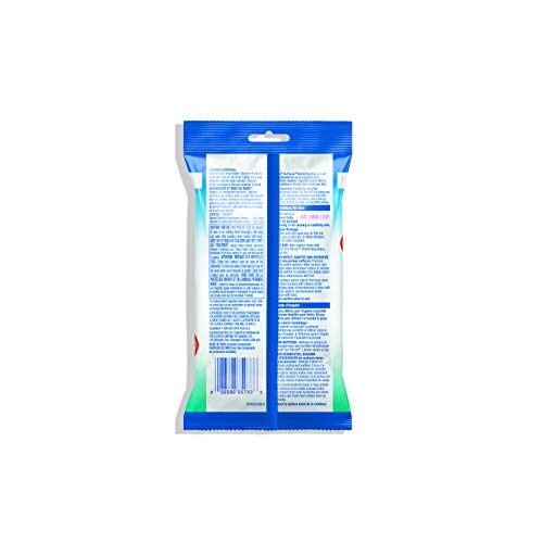 Clorox On-The-Go Disinfecting Wipes, Fresh Meadow, 15 Count, Multi-Pack of 12 Sachets