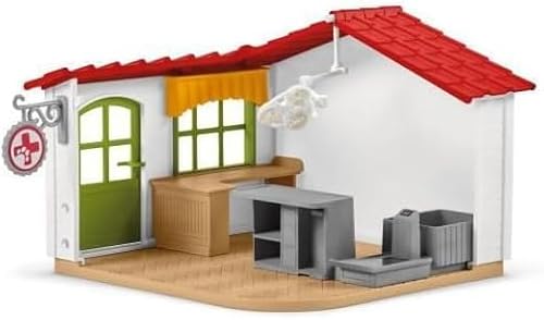 Schleich Farm World - 43Pc Veterinarian Practice with Pets | 42502
