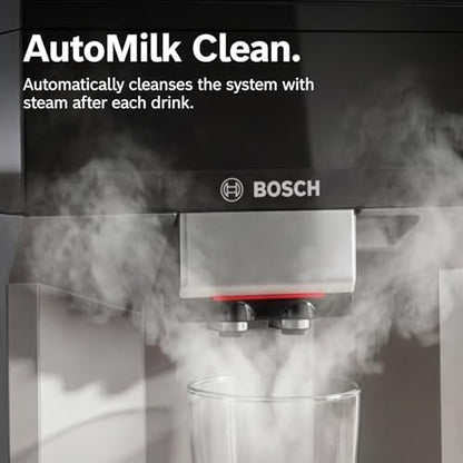 Bosch 500 Series Fully Automatic Coffee, Espresso Machine - Black | Double Cup, Large Bean Capacity, 9 Coffee and Milk-Based Drinks - Barista Quality, Programmable Super Coffee Maker