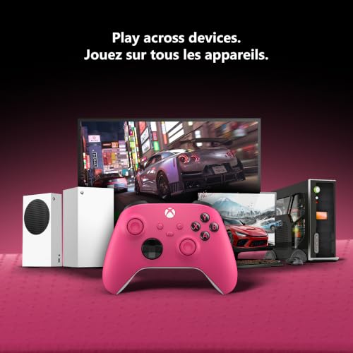 XBOX Wireless Controller – Deep Pink – for XBOX Series X|S, XBOX One, PCs, TVs, mobile, and more