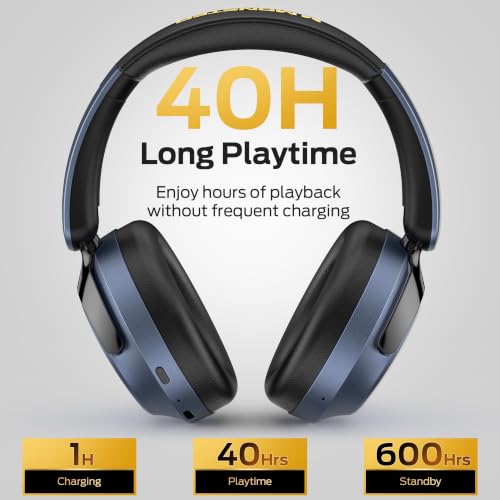 Monster Harmonic N20 Active Noise Cancelling Headphones, Wireless Bluetooth