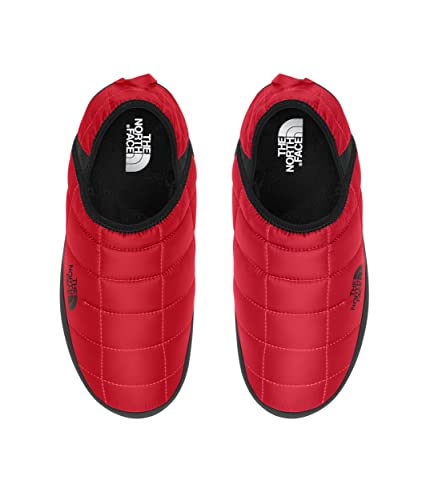 THE NORTH FACE Men's Thermoball Traction Mule V Winter Shoe, Red/Blk, 9 | Insulated & Water Repellent, Rubber Outsole