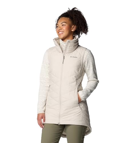 Columbia Women's Heavenly II Long Vest, Dark Stone, Medium