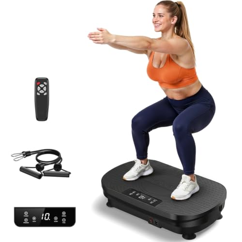 FEIERDUN Vibration Plate Exercise Machine with Touchscreen