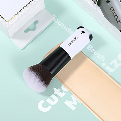 Docolor White PANDA Foundation Brush Cartoon Face Kabuki Makeup Brush