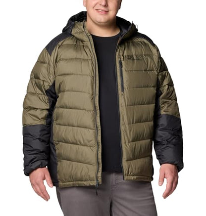 Columbia Mens Labyrinth Loop II Hooded Jacket, Stone Green/Shark, Large
