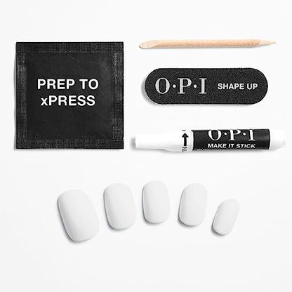 OPI xPRESS/ON Funny Bunny | Soft White Short Round Press On Nails