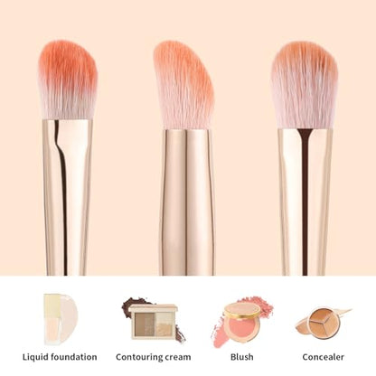 ‌DUcare 2pcs Professional Multi-Function Makeup Brushes Set