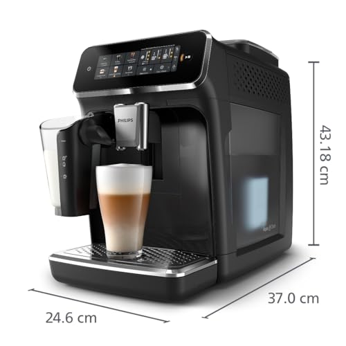 Philips 3300 Series Fully Automatic Espresso Machine, LatteGo Milk System