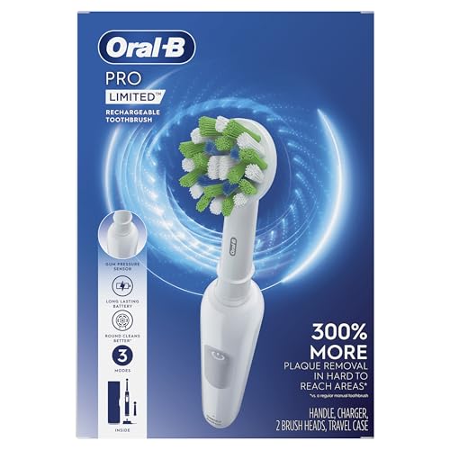 Oral-B Pro Limited Rechargeable Electric Toothbrush, White