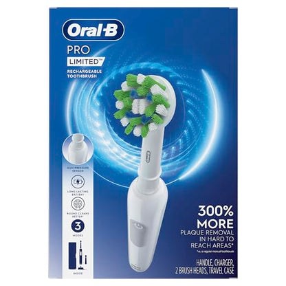 Oral-B Pro Limited Rechargeable Electric Toothbrush, White