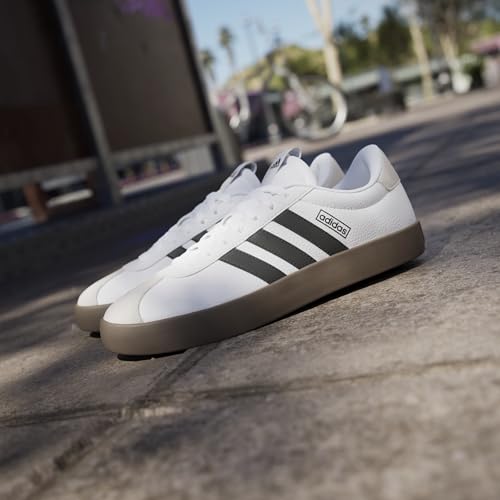 Adidas Men's VL Court 3.0, White/Core Black/Grey One, 9
