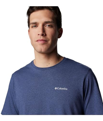 Columbia T-shirt à manches courtes Thistletown Hills pour homme, Dark Mountain Heather, taille M