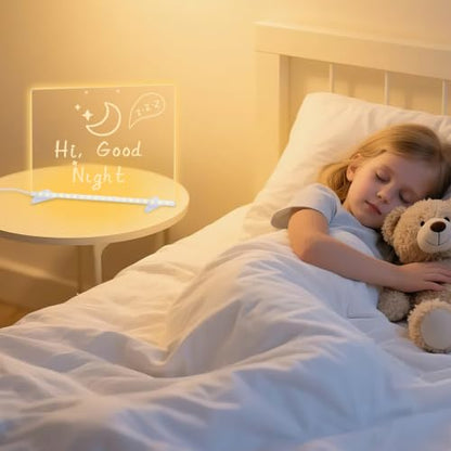 16" LED Drawing Board for Kids Birthday Gifts for Girls, Black/Yellow