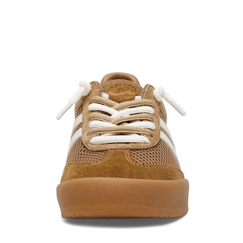 Steve Madden Women's Verdict Sneaker, Tan Multi, 9