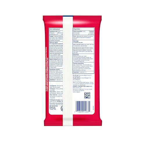 Wet Ones Antibacterial Hand Wipes, Fresh Scent, Wet Wipes, 20 Count (Pack of 10)