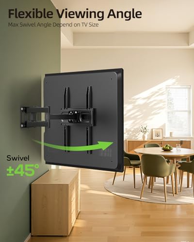 USX MOUNT Full Motion TV Wall Mount for 32-65 Inch TVs up to 110 Lbs
