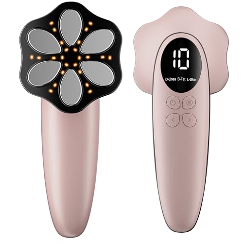 Cellulite Massage Tool - 4 in 1 Professional Body Sculpting Machine with 3 Modes, Heating Function10 Intensity Levels, Suitable for Belly, Waist, Buttocks, Arms, Legs, Wireless & Lightweight