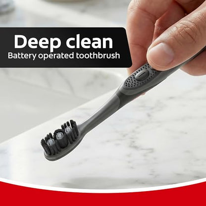 Colgate 360 Charcoal Sonic Powered Vibrating Toothbrush - Extra Soft Circular Bristle for Adults, Ideal for Gentle Cleaning, 1 Count