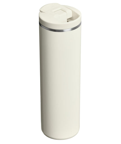 Stanley AeroLight Transit Bottle 20 oz | Locking Drink Through Lid | Leak Resistant Water Bottle or Coffee Travel Mug | Lightweight Insulated Stainless Steel | BPA-Free | Cream Gloss
