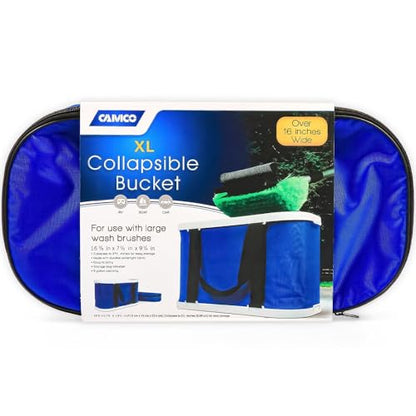 Camco 42973 Rectangular Collapsible Wash Bucket