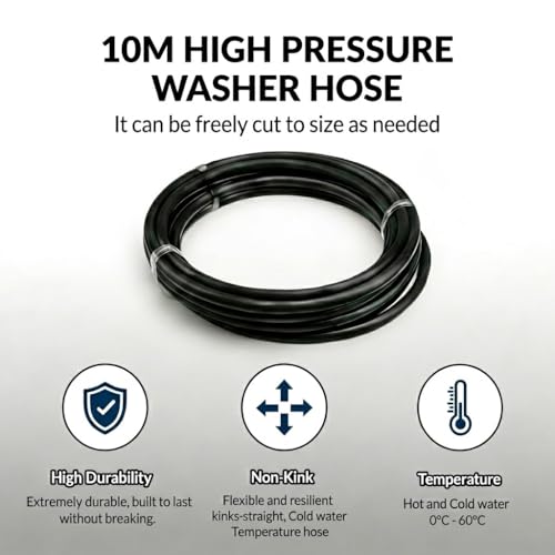880PSI Portable Cordless Pressure Washer, 2 * 4.0Ah Power Batteries for 60 Mins Use, 10M Frost-Proof Hose, 6-in-1 Nozzle, Tap Adapter for Car Washing, Patio, Bike, Fence, Boat, Pet, Deck