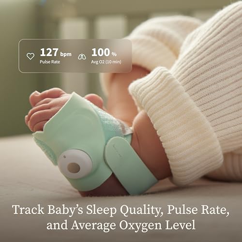 Owlet Dream Duo 3 Smart Baby Monitor System, Dream Sock + 2K HD Camera
