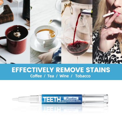 PankooTeeth Teeth Whitening Pen, Enamel-Safe Formula, No Pain for Sensitive Teeth
