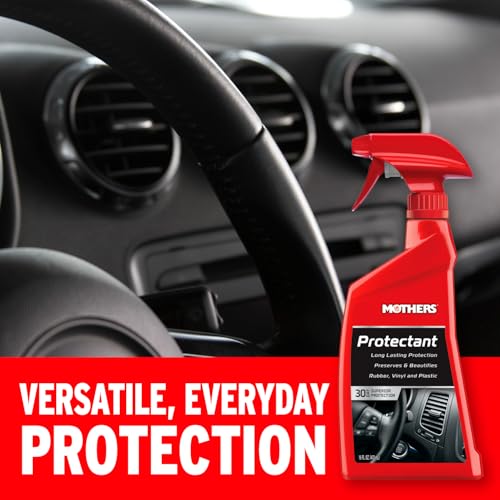 Mothers 05316 Protectant - 16 oz. | Long-Lasting UV Protection for Rubber, Vinyl & Plastic, Shields Dash, Trim, Bumpers & Tires from Fading, Cracking & Drying