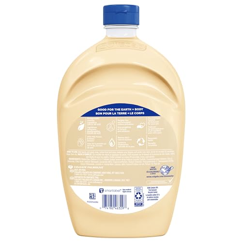 Softsoap Antibacterial Liquid Hand Soap Refill - Milk and Golden Honey 1.47 Liters - Moisturizing Hand Wash, Savon a Main, Dermatologically Tested, for Soft Smooth Skin (Packaging may vary)