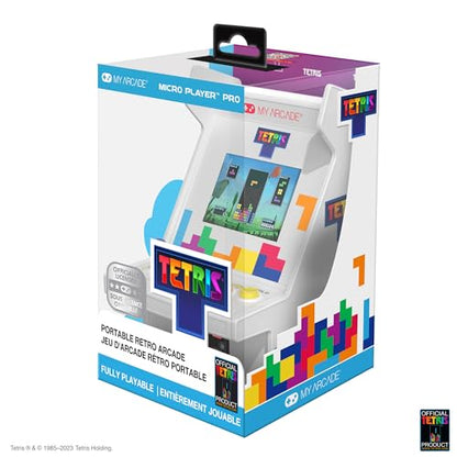 My Arcade Tetris Micro Player Pro: Tetris Games, Fun Video Game, 2.75" Color Screen