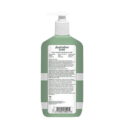 Australian Gold After Sun Moisturizer With Hemp Seed Oil