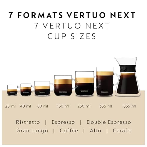 Nespresso Vertuo Next Pod Coffee & Espresso Machine Light Grey
