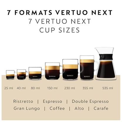 Nespresso Vertuo Next Pod Coffee & Espresso Machine Light Grey