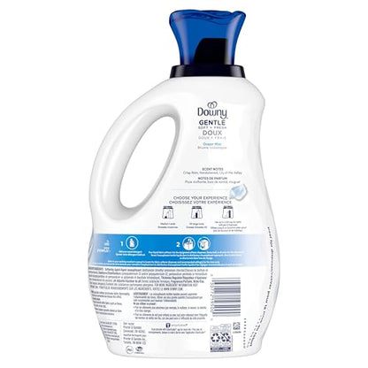 Downy Gentle Soft + Fresh Fabric Softener Liquid, Ocean Mist Scent, 83 loads, 1.66L