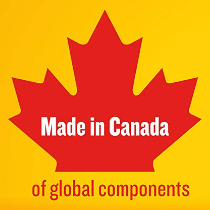 Glad Black Garbage Bags - Large 90 Litres- 30 Trash Bags, Made in Canada of Global Components