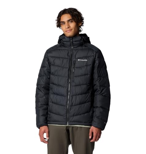 Columbia Mens Labyrinth Loop II Hooded Jacket, Black, Large
