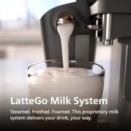 Philips 3200 Series Fully Automatic Espresso Machine, LatteGo Milk System