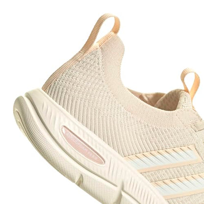adidas Women's Cloudfoam Flex - Slounge, Wonder White/Off White/Sand Strata, 11
