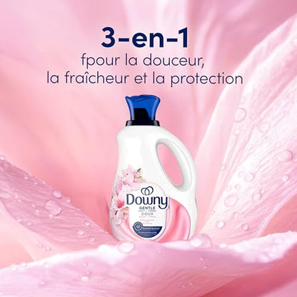 Downy Gentle Soft + Fresh Fabric Softener Liquid, Cherry Blossom Scent, 83 loads, 1.66L