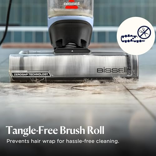 BISSELL CrossWave Edge Floor Cleaner, Wet Dry Vacuum Mop with Zero-Gap Edge Technology & Powerful Suction for Hard Floors and Stain Removal, 4111B