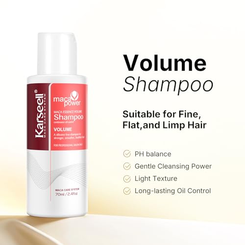 Karseell Travel Shampoo & Conditioner Set with Collagen Hair Mask
