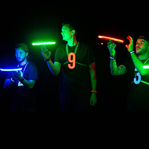 TOSY Flying Disc - 36 Monocolor LEDs, Super Bright, Smart Modes, Birthday Gift, Camping Toy for Kid/Teen/Adult, Auto Light Up, Rechargeable, Waterproof, 175g